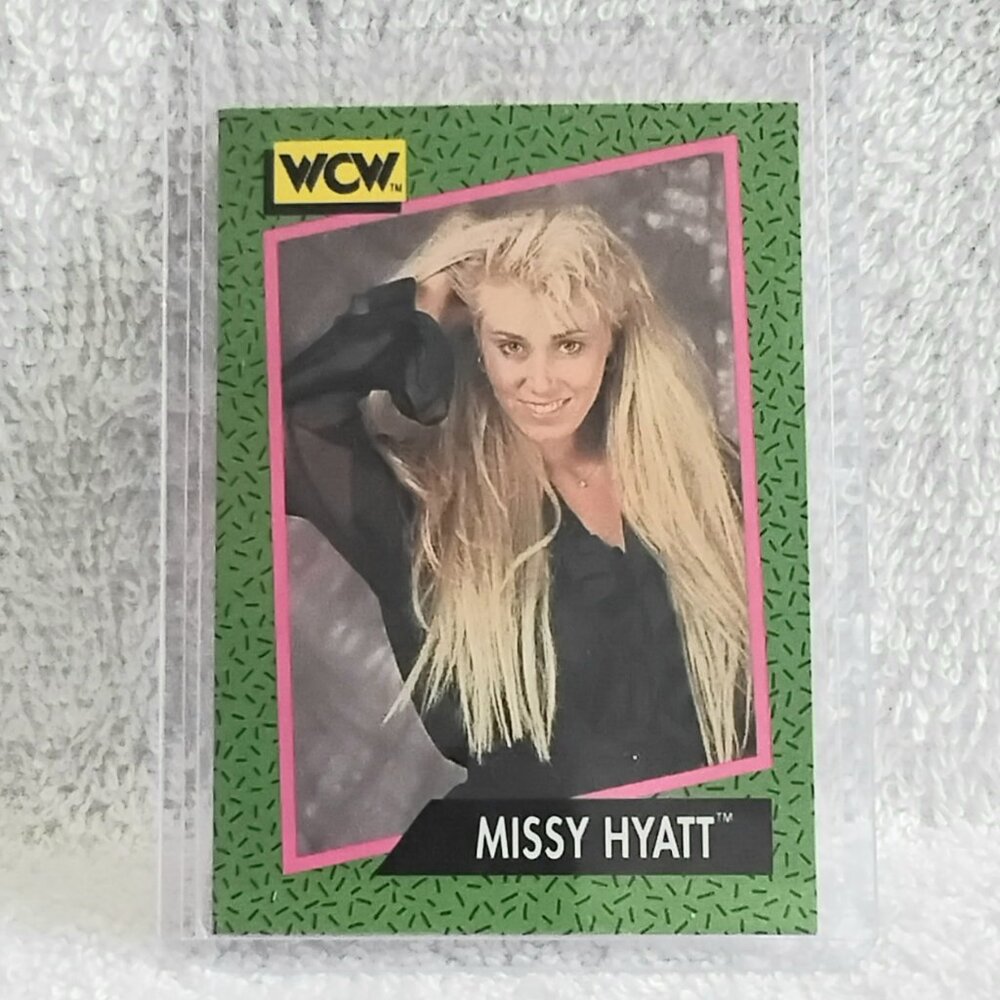 5/$20 Excellent 1991 Impel Missy Hyatt WCW Wrestling Card 160!!
